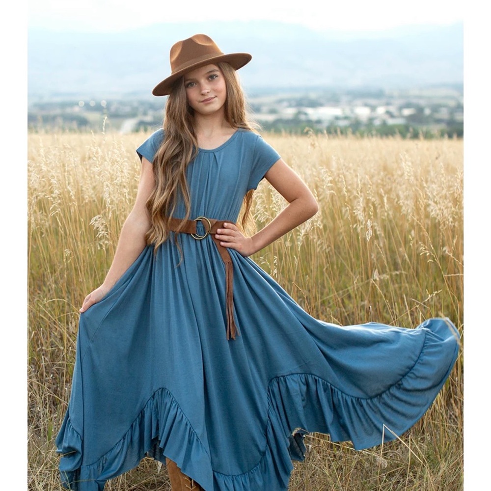 Joyfolie Braelyn Blue Kids Dress 10